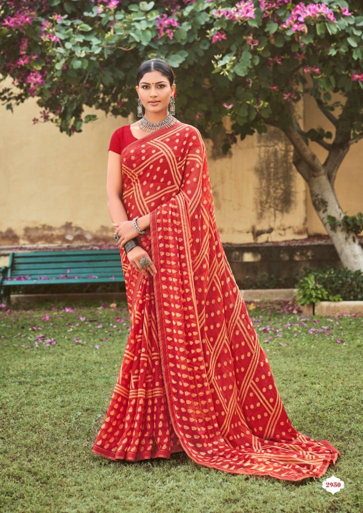 Lt Sakhi Fancy Ethnic Wear Printed Wholesale Chiffon Sarees
